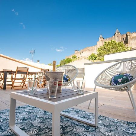 La Terrasse De La Tour Pinte. Lägenhet Carcassonne Exteriör bild