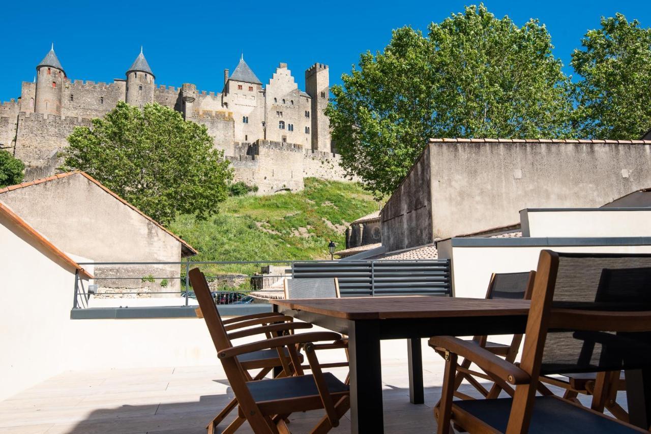La Terrasse De La Tour Pinte. Lägenhet Carcassonne Exteriör bild